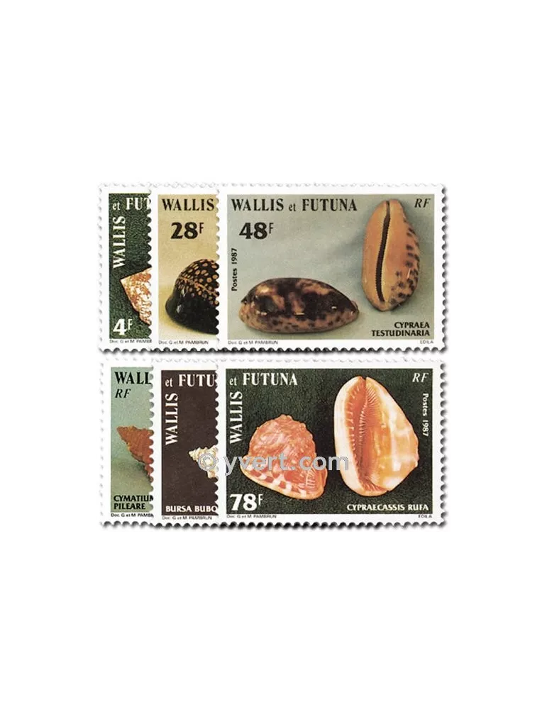 n° 360/365 - Timbre Wallis et Futuna Poste