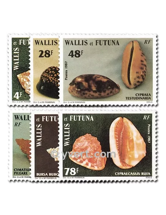 n° 360/365 - Timbre Wallis et Futuna Poste