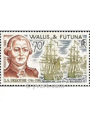 n° 376 - Timbre Wallis et Futuna Poste 2