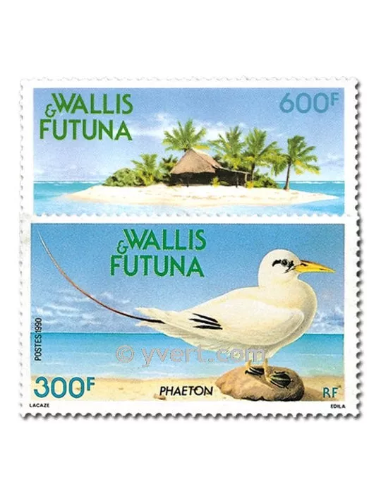 n° 398/399 - Timbre Wallis et Futuna Poste