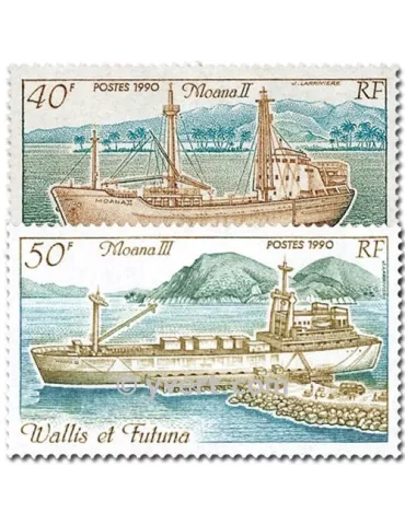 n° 400/401 - Timbre Wallis et Futuna Poste