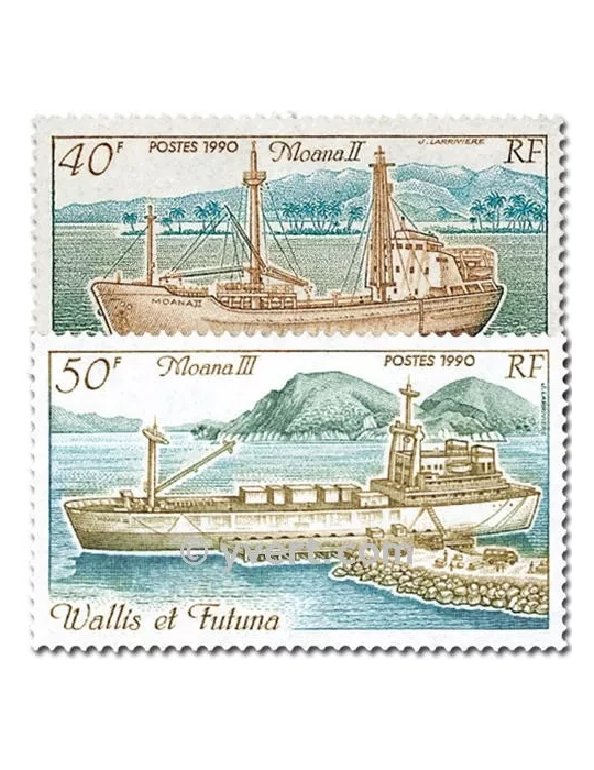n° 400/401 - Timbre Wallis et Futuna Poste