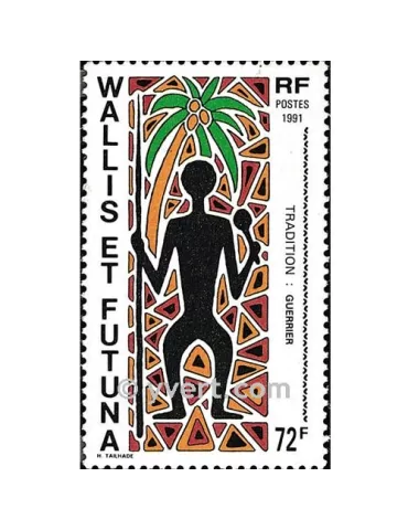 n° 406 - Timbre Wallis et Futuna Poste 2