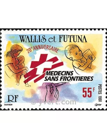 n° 407 - Timbre Wallis et Futuna Poste 2