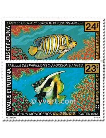 n° 439/440 - Timbre Wallis et Futuna Poste 2