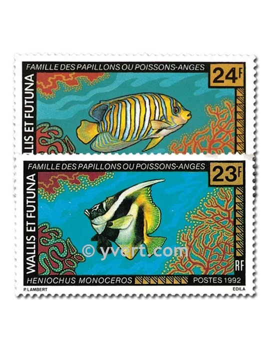 n° 439/440 - Timbre Wallis et Futuna Poste