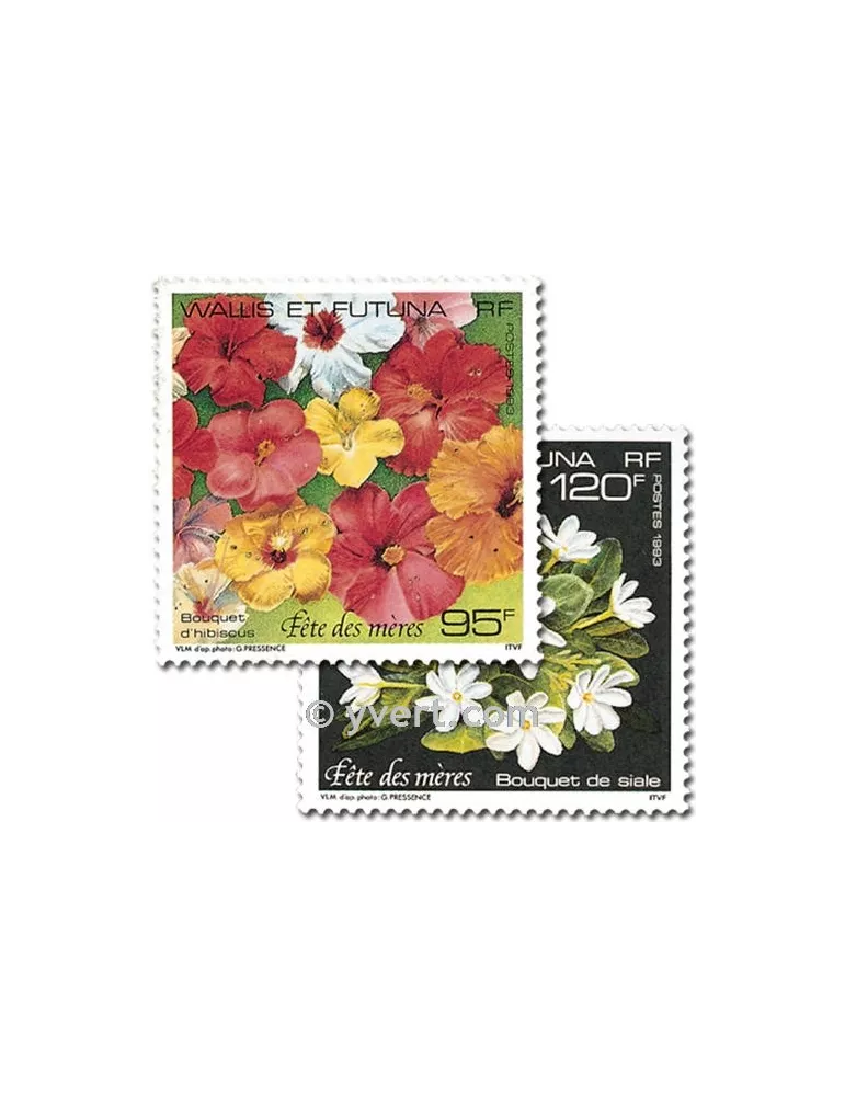 n° 449/450 - Timbre Wallis et Futuna Poste