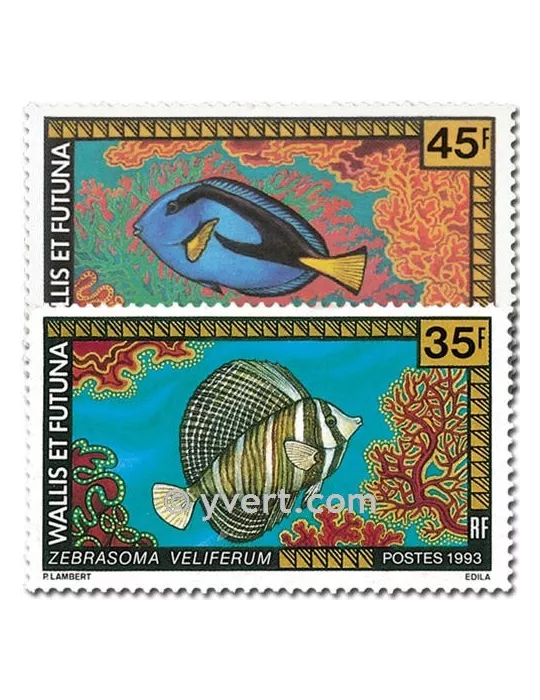 n° 451/452 - Timbre Wallis et Futuna Poste