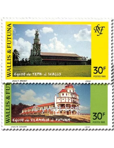 n° 455/456 - Timbre Wallis et Futuna Poste 2