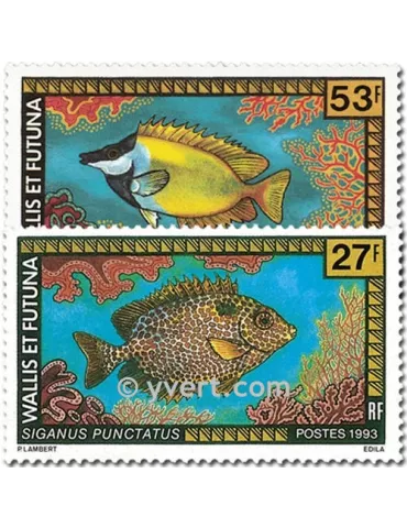 n° 457/458 - Timbre Wallis et Futuna Poste 2