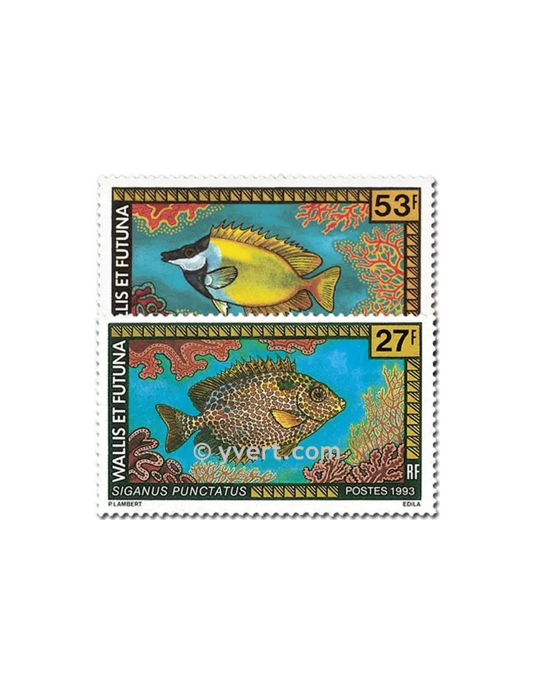 n° 457/458 - Timbre Wallis et Futuna Poste