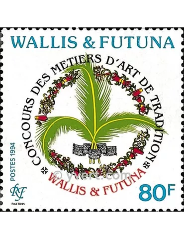 n° 462 - Timbre Wallis et Futuna Poste 2