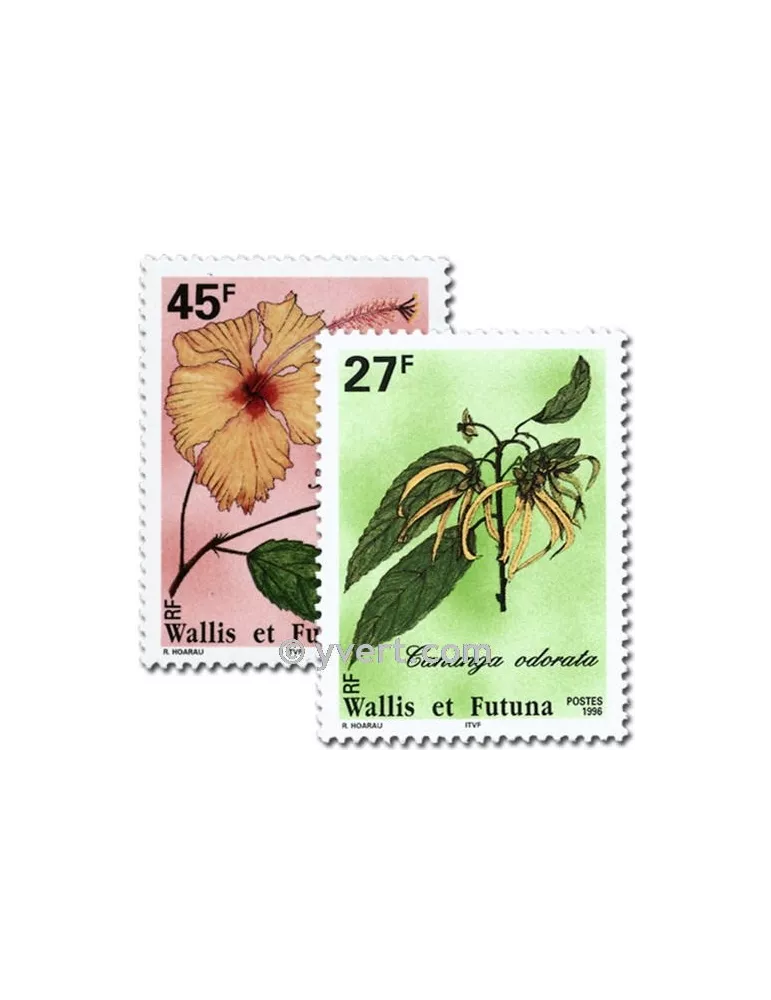 n° 489/490 - Timbre Wallis et Futuna Poste
