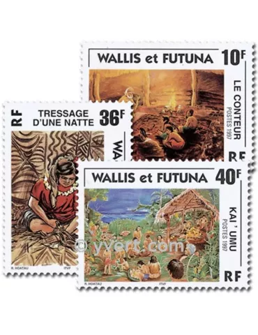 n° 502/504 - Timbre Wallis et Futuna Poste