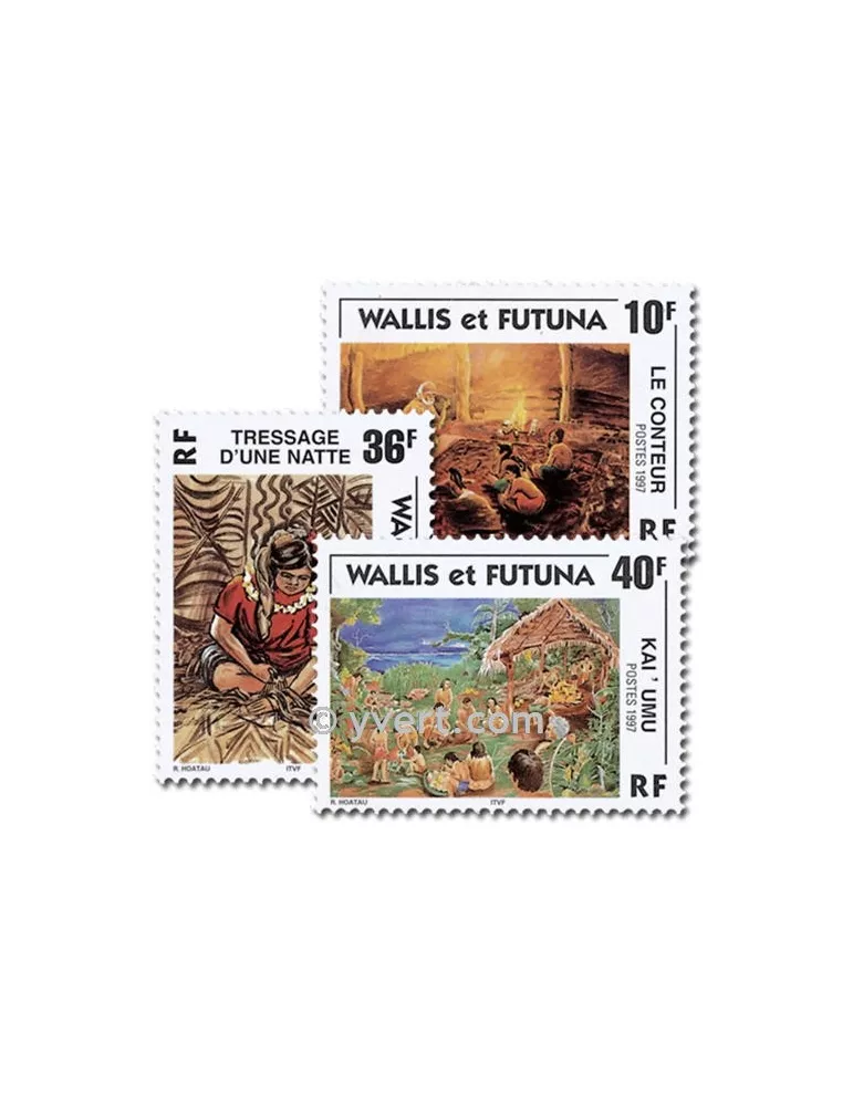 n° 502/504 - Timbre Wallis et Futuna Poste