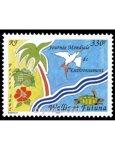 n° 570 - Timbre Wallis et Futuna Poste 2