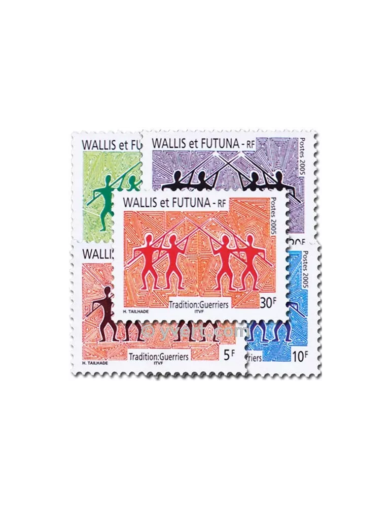 n° 635/639 - Timbre Wallis et Futuna Poste