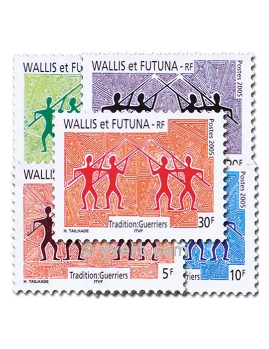 n° 635/639 - Timbre Wallis et Futuna Poste