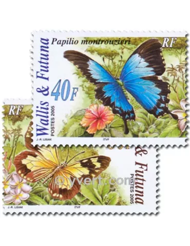 n° 641/642 - Timbre Wallis et Futuna Poste 2