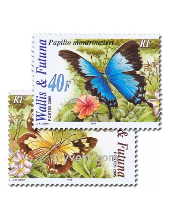 n° 641/642 - Timbre Wallis et Futuna Poste