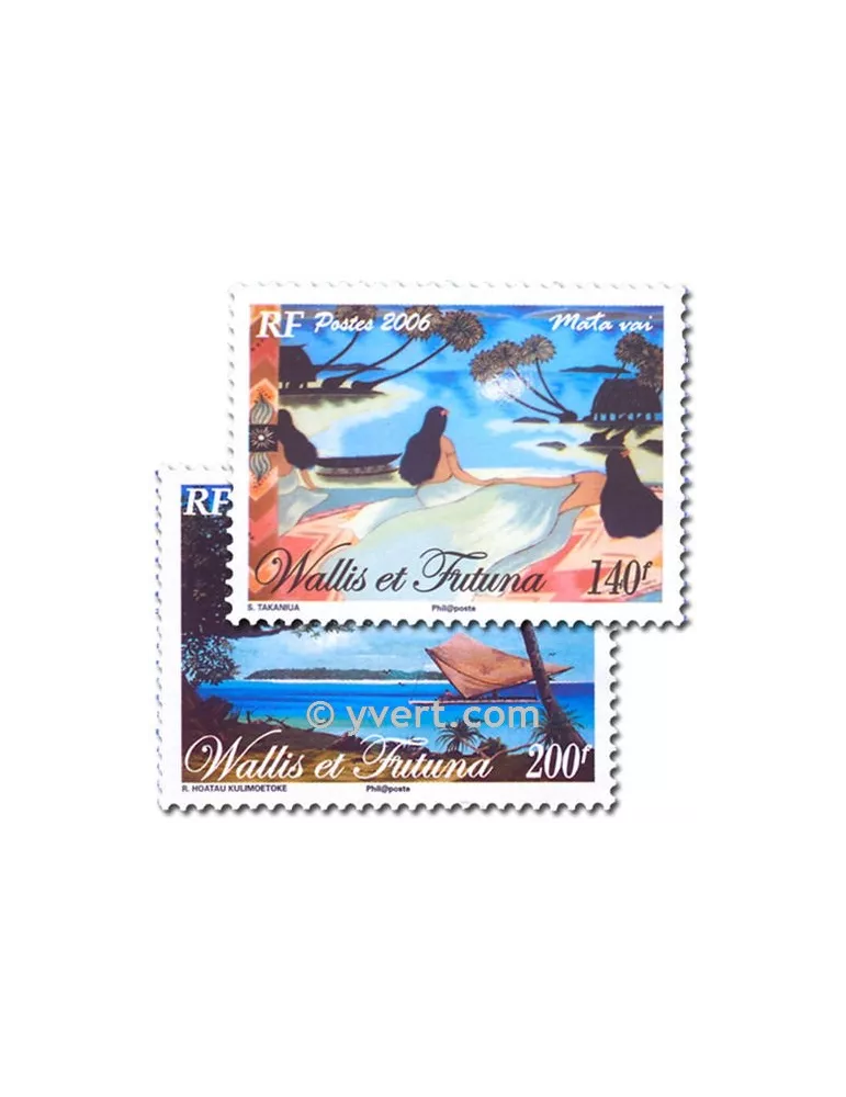 n° 658/659 - Timbre Wallis et Futuna Poste
