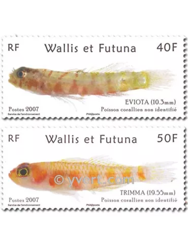 n° 677/678 - Timbre Wallis et Futuna Poste 2