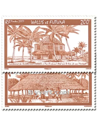 n° 681/682 - Timbre Wallis et Futuna Poste 2