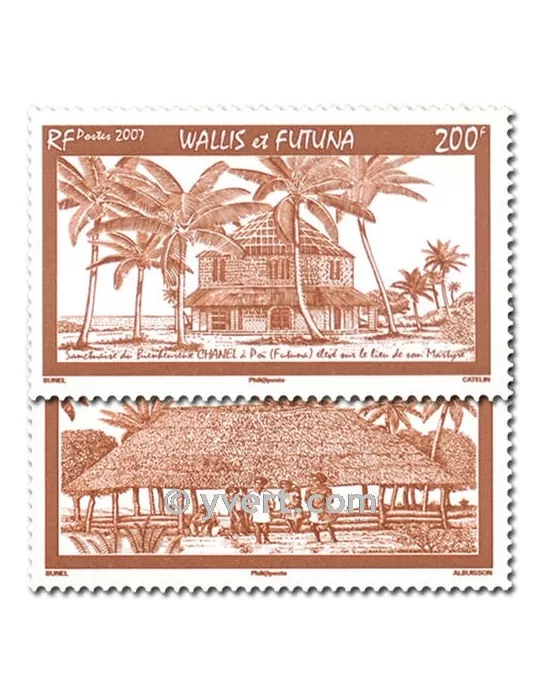 n° 681/682 - Timbre Wallis et Futuna Poste