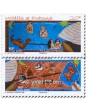 n° 683/684 - Timbre Wallis et Futuna Poste