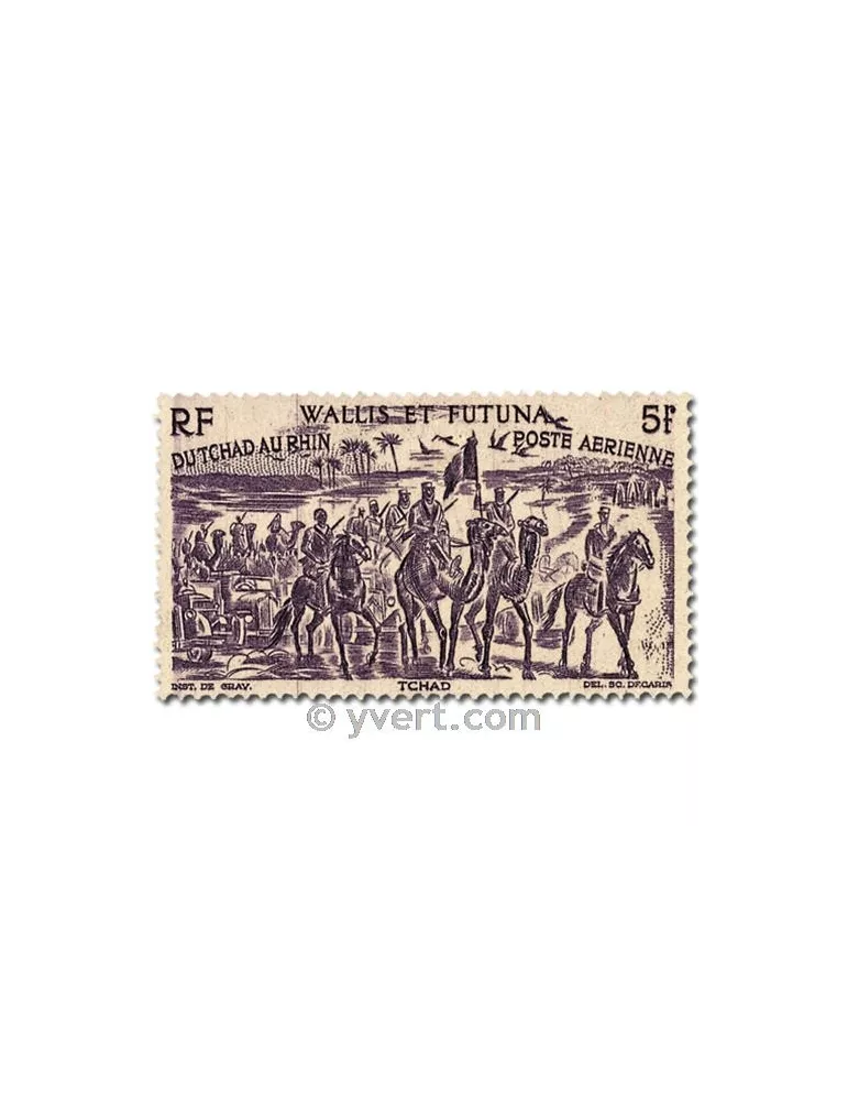 n° 5/10 - Timbre Wallis et Futuna Poste aérienne