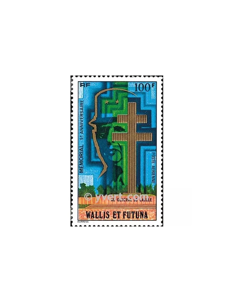 n° 74 - Timbre Wallis et Futuna Poste aérienne