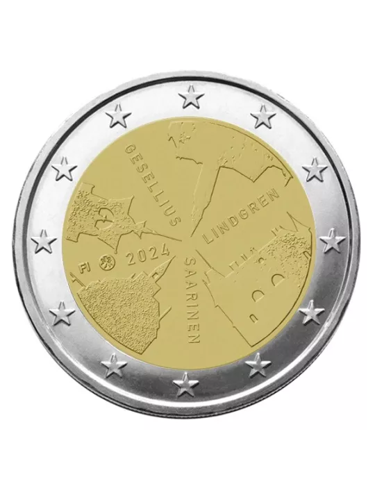 2 EURO COMMEMORATIVE 2024 : FINLANDE (Architecture Finlandaise)