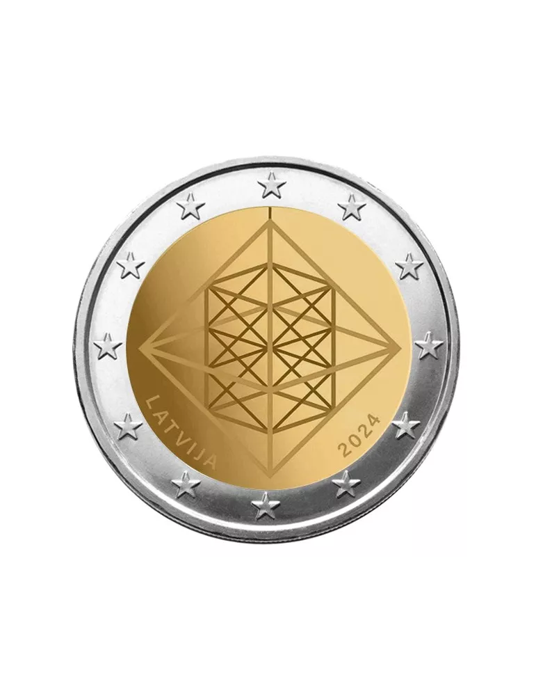 2 EURO COMMEMORATIVE 2024 : LETTONIE (Himmeli Solstice d´Hiver)