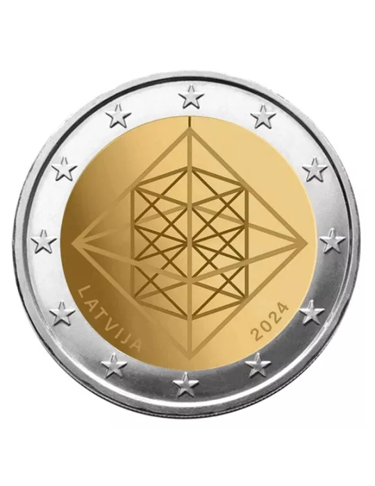 2 EURO COMMEMORATIVE 2024 : LETTONIE (Himmeli Solstice d´Hiver)