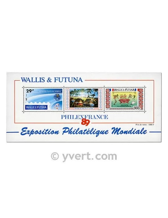 n° 4 - Timbre Wallis et Futuna Bloc et feuillets