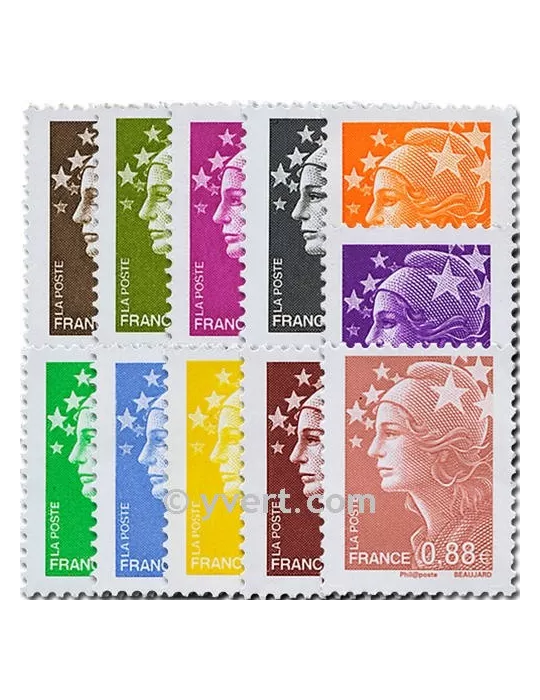 n° 208/218 - Timbre France Autoadhésifs