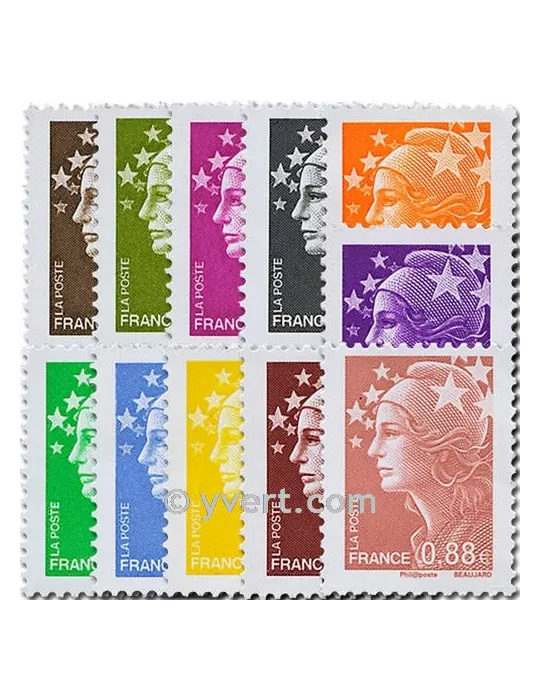 n° 208/218 - Timbre France Autoadhésifs