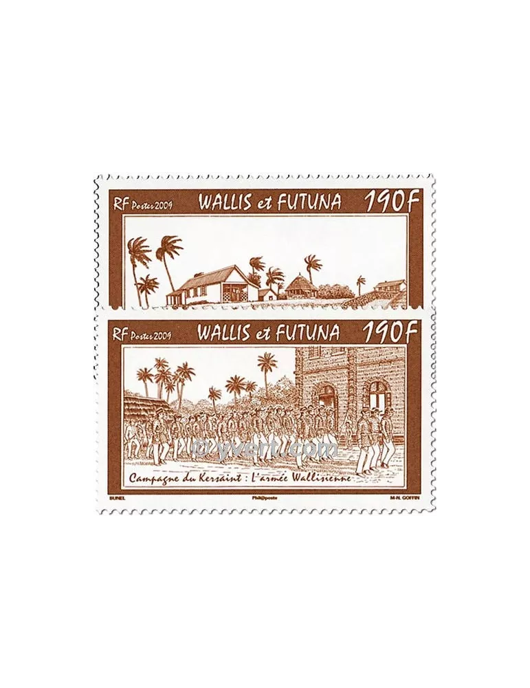 n° 723/724 - Timbre Wallis et Futuna Poste