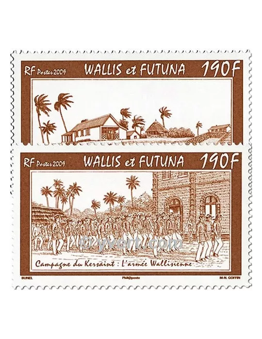 n° 723/724 - Timbre Wallis et Futuna Poste