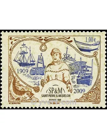 n° 956 - Timbre Saint-Pierre et Miquelon Poste 2