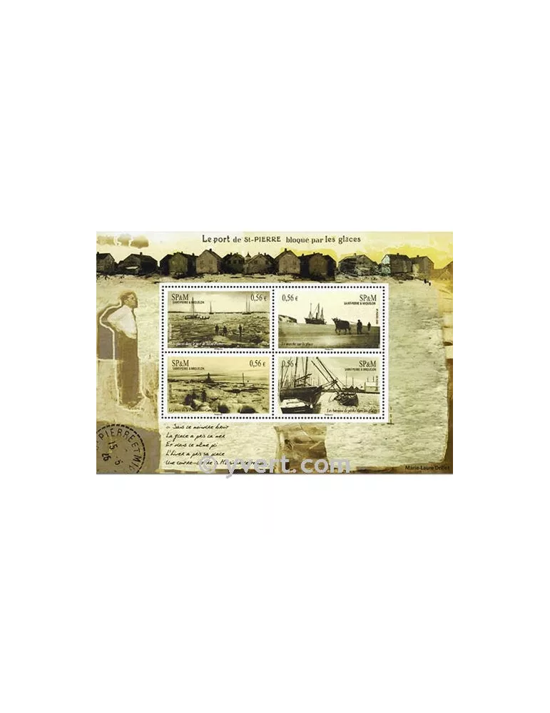 n° 961/964 (BF 14) - Timbre Saint-Pierre et Miquelon Poste