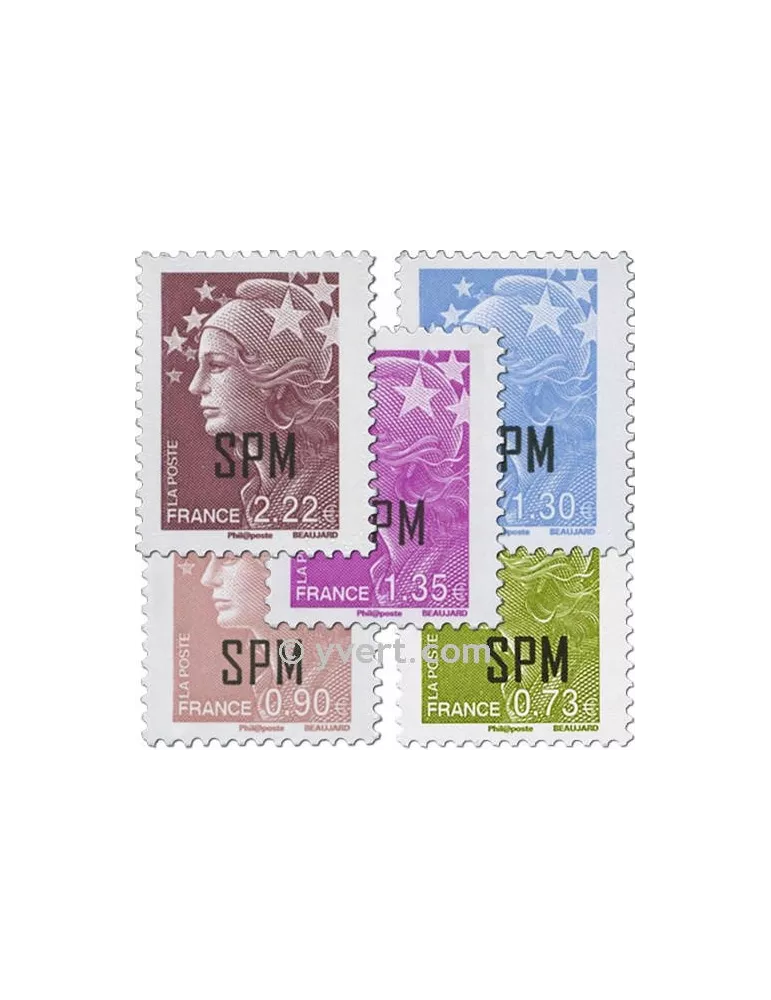 n° 967/971 - Timbre Saint-Pierre et Miquelon Poste