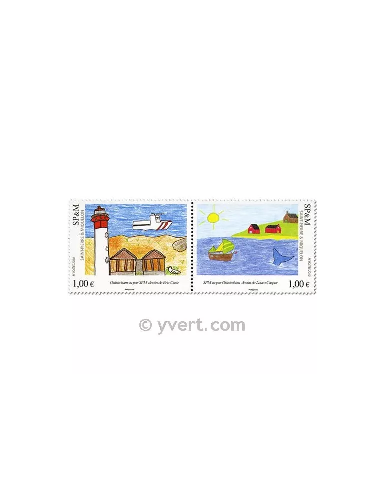 n° 976/977 - Timbre Saint-Pierre et Miquelon Poste