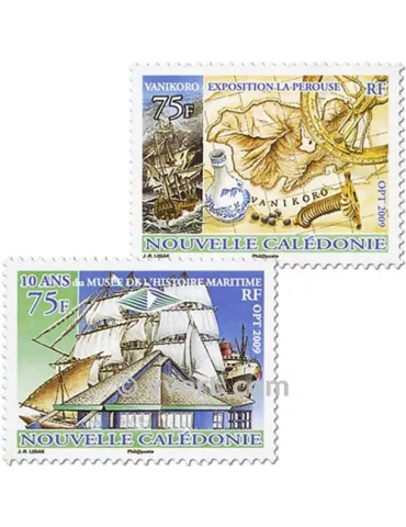 n° 1080/1081 - Timbre Nelle-Calédonie Poste 2