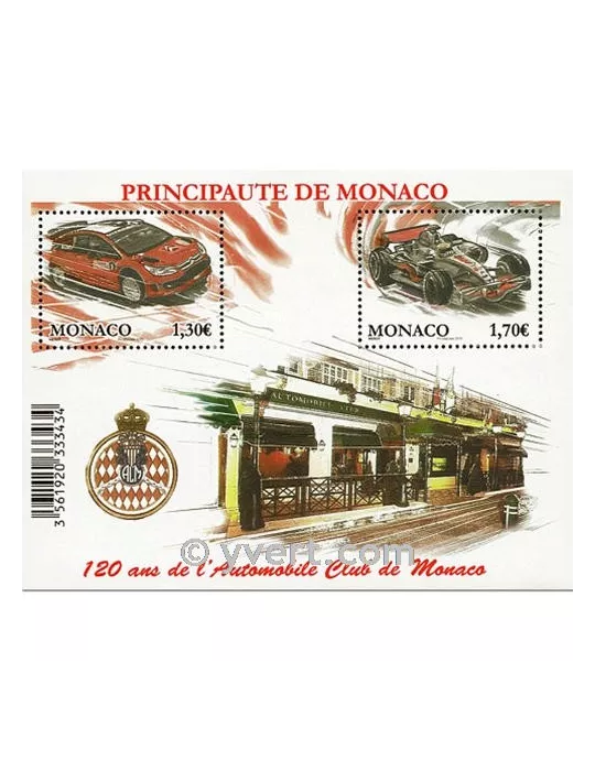 n° 2705/2706 (BF 95) - Timbre Monaco Poste