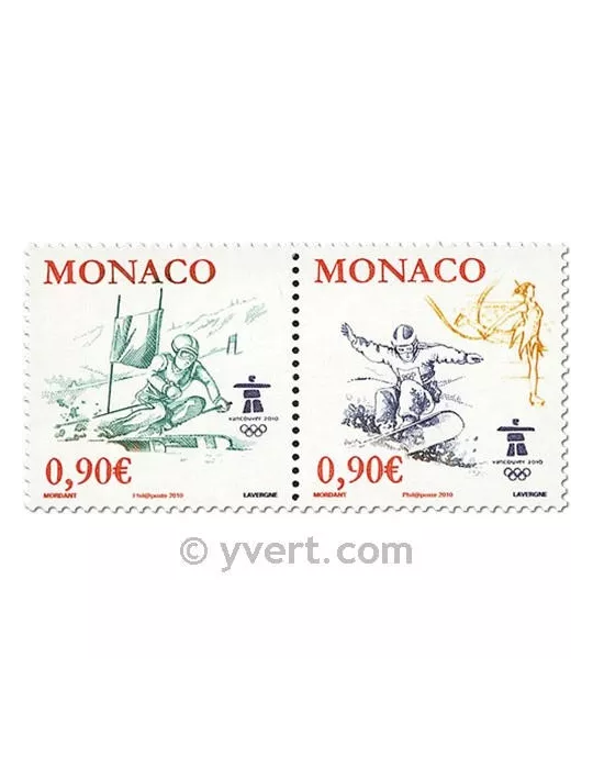 n° 2710/2711 - Timbre Monaco Poste