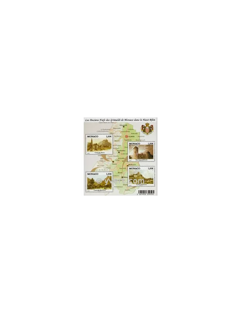 n° 2731/2734 (BF 98) - Timbre Monaco Poste