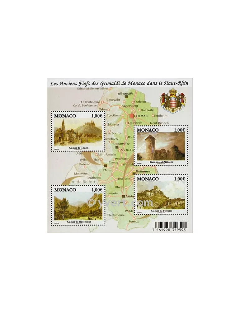 n° 2731/2734 (BF 98) - Timbre Monaco Poste