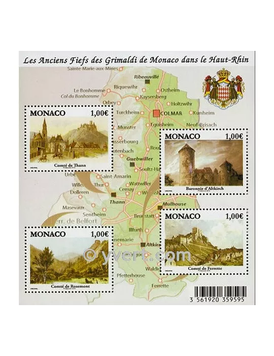 n° 2731/2734 (BF 98) - Timbre Monaco Poste