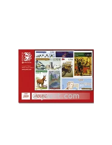 n° 666/680 - Timbre Andorre Année complète (2009)